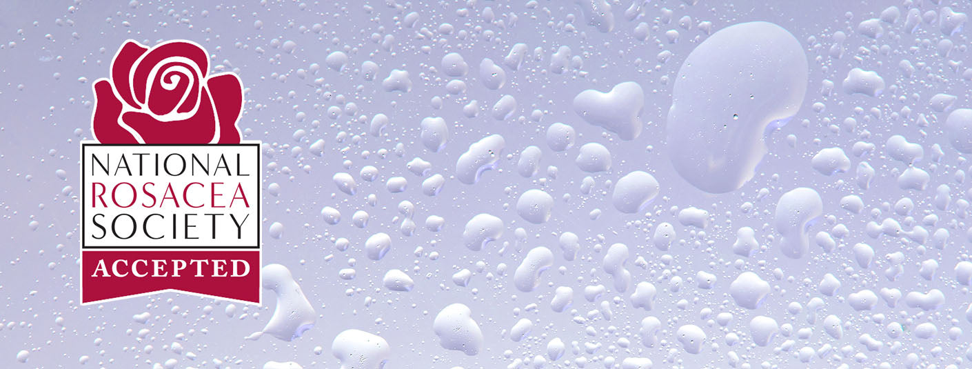 skincare with the national rosacea society seal of acceptance