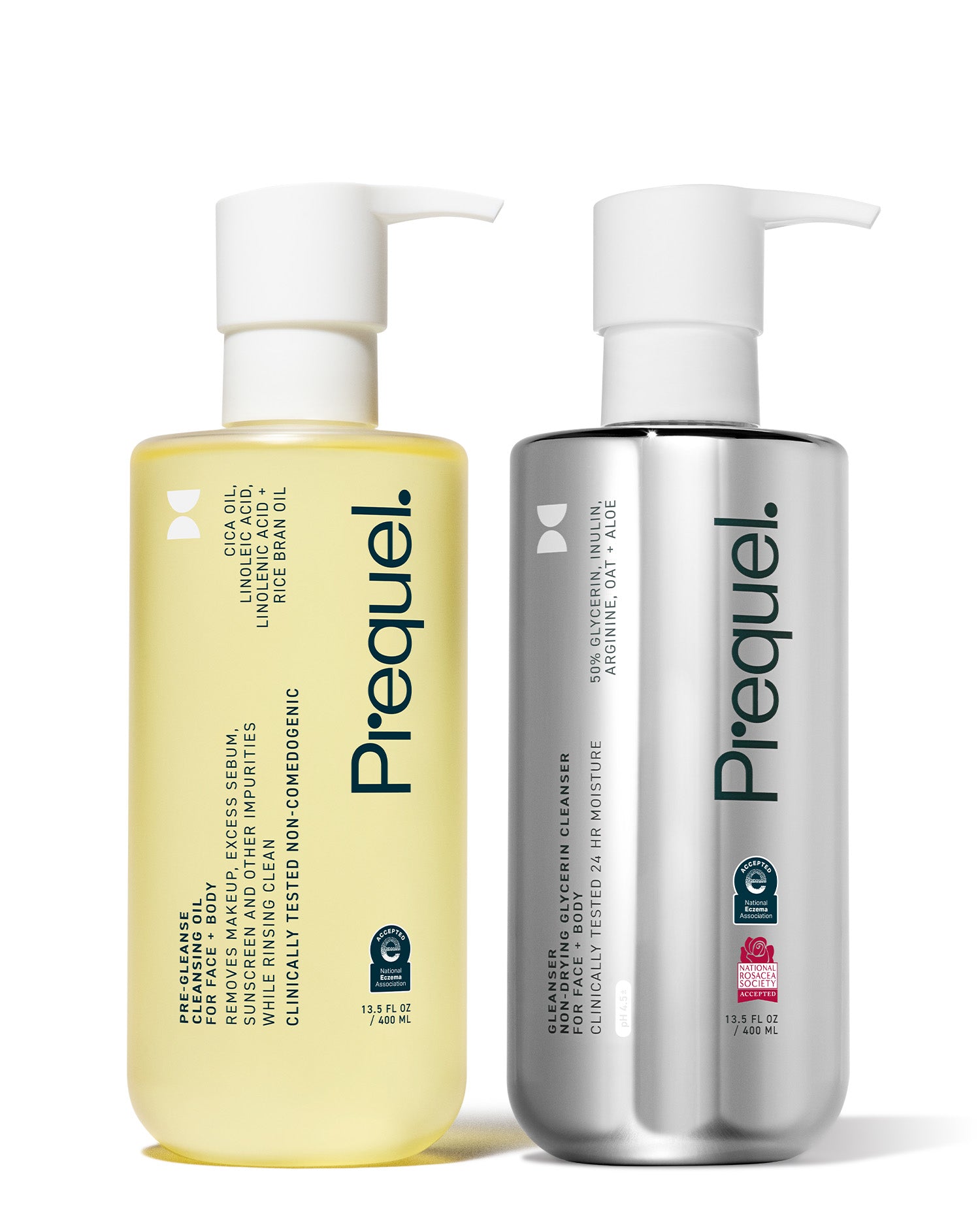 Double Cleanse Bundle - Jumbo Pre-Gleanse + Gleanser – Prequel