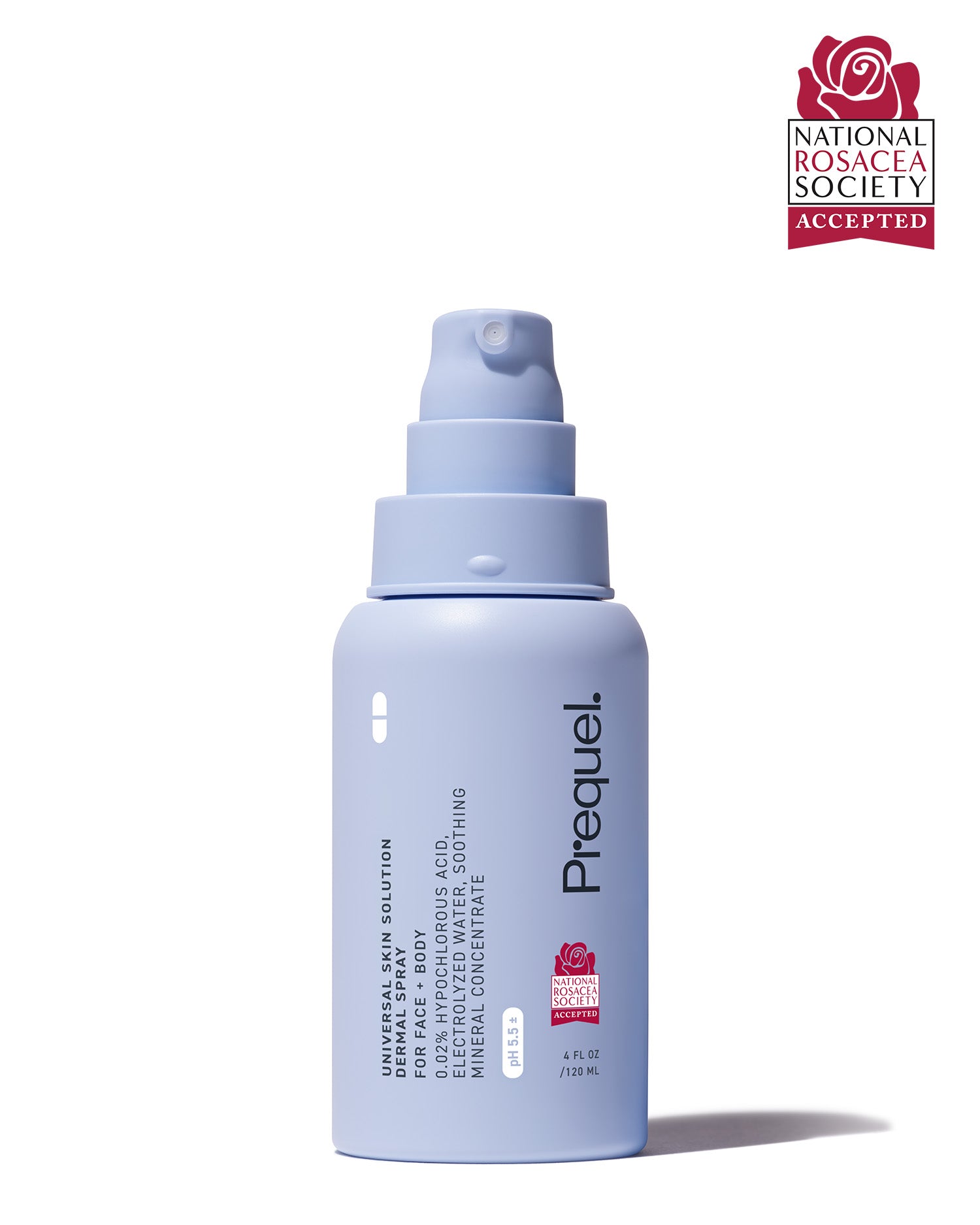 hypochlorous acid spray accepted by national rosacea society