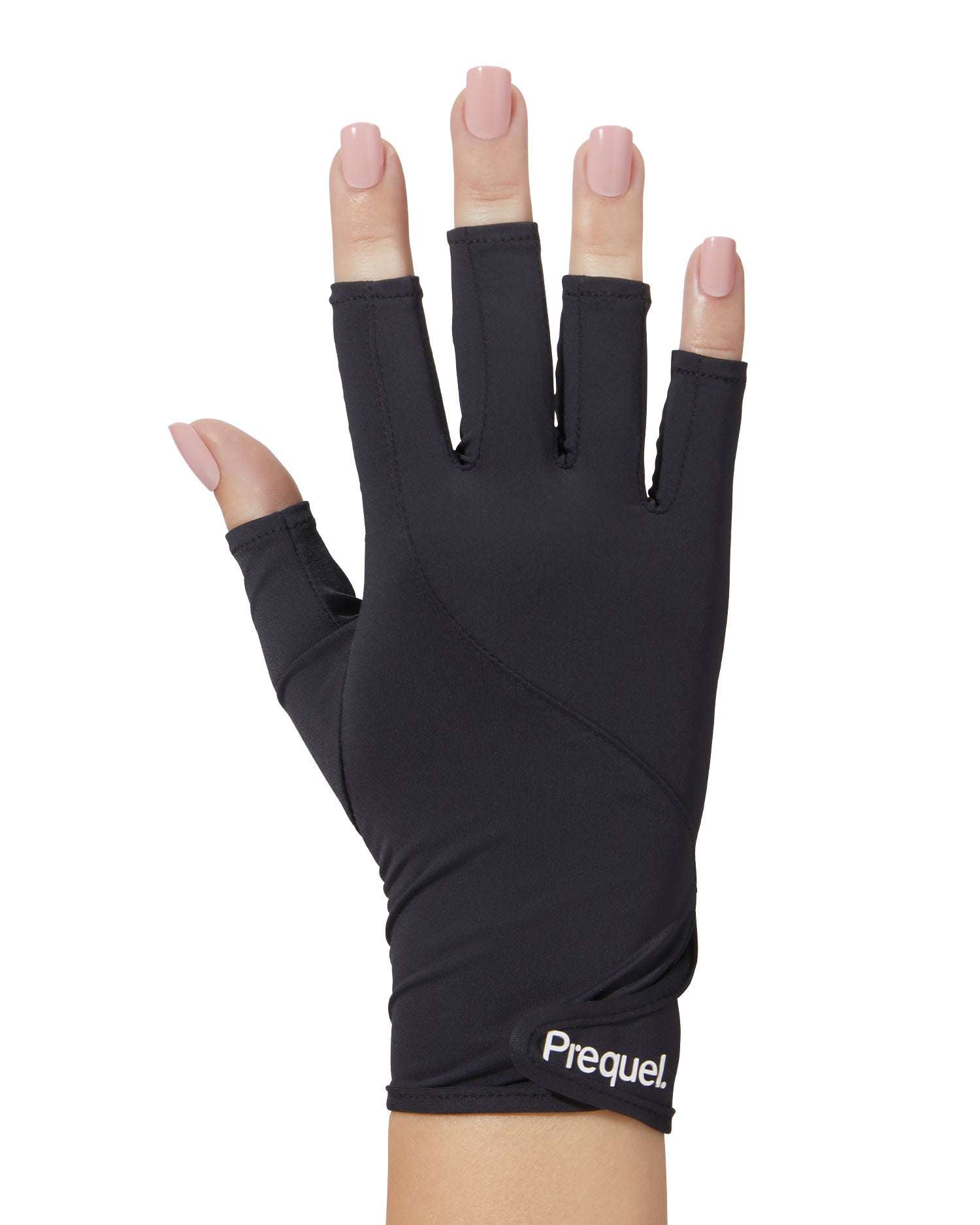 anti uv handschuhe UPF 50+ Fingerless Sun Gloves with UVA & UVB Protection Black