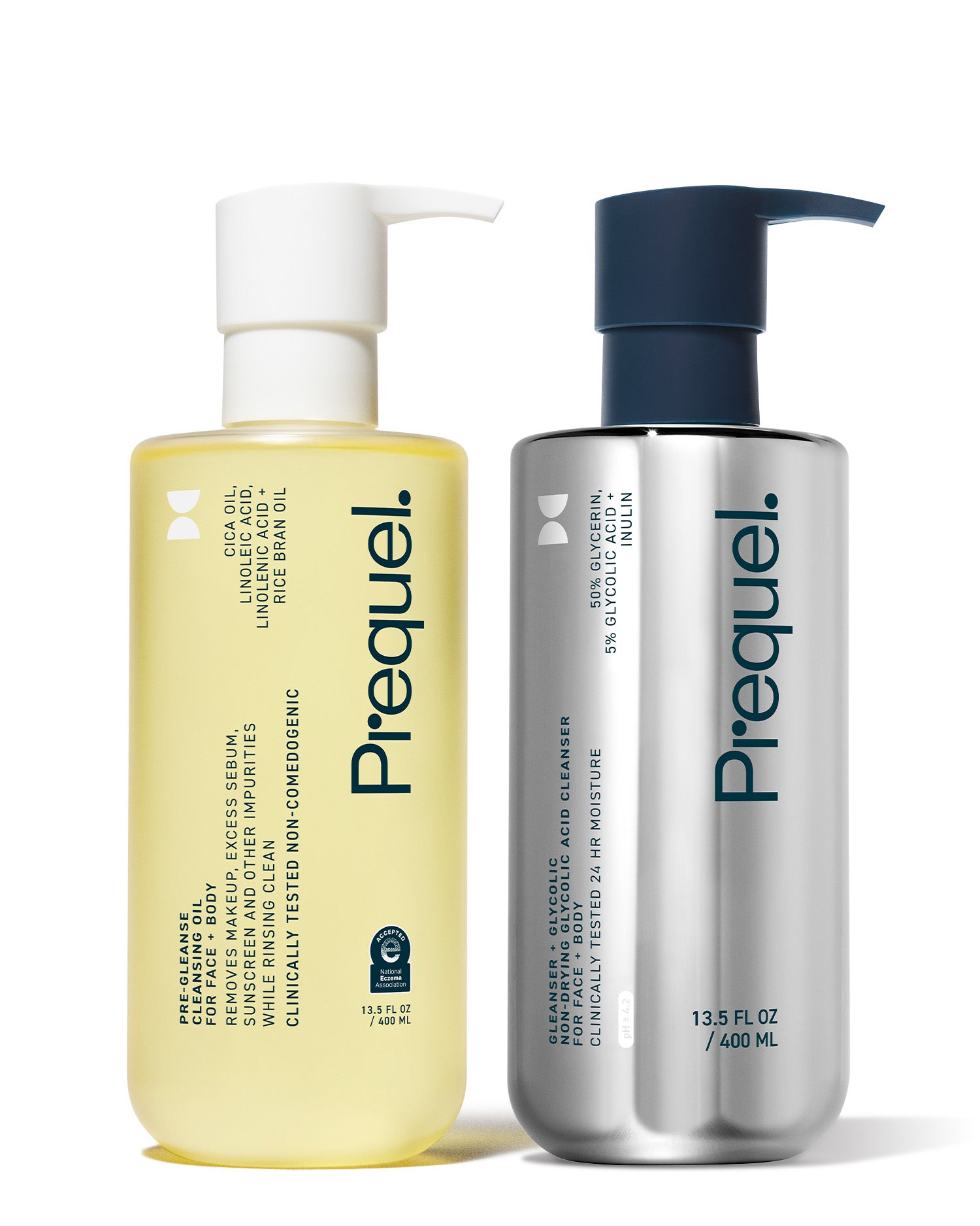 Double Cleanse Bundle - Jumbo Pre-Gleanse + Gleanser – Prequel