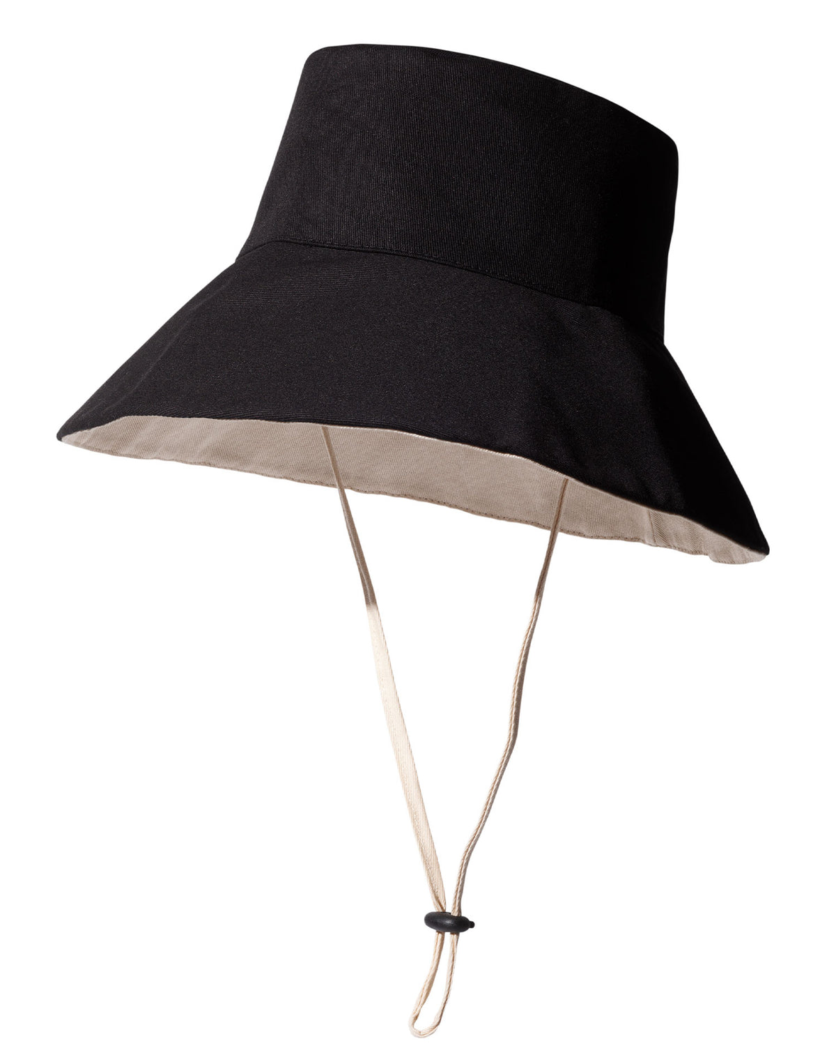 Sun n sand hat bucket UPF 50 protection Wide Brim Straw Sun Hat Black Bow Accent Womens Bucket Hat | Adjustable | UPF 50+ | Sun N Sand | HH3585 main image 4
