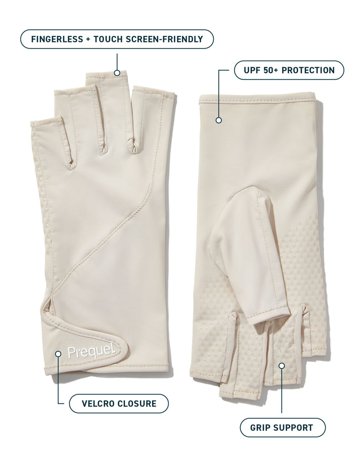 UPF 50+ Fingerless Sun Gloves with UVA & UVB Protection – Prequel